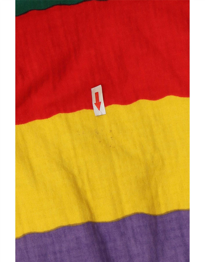 Enrico Coveri Dame Windbreaker Jacket IT 46 Stor Flerfarvet Stribet