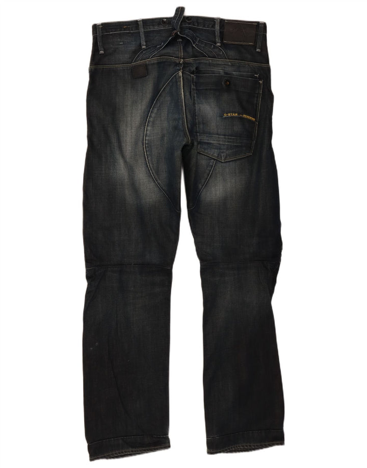 G-Star Herre Cargo Straight Jeans W33 L32 Marineblå Bomuld