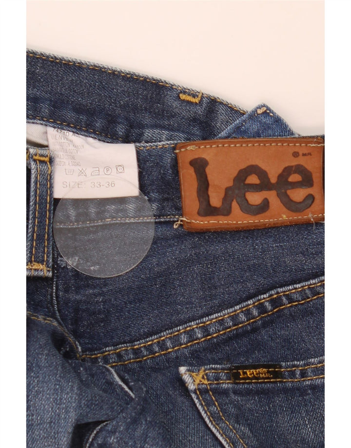 Lee Herre Denver Bootcut Jeans W33 L29 Marineblå Bomuld