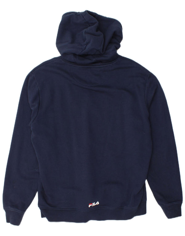 Fila Herre grafisk hættetrøje Jumper Medium Navyblå Bomuld