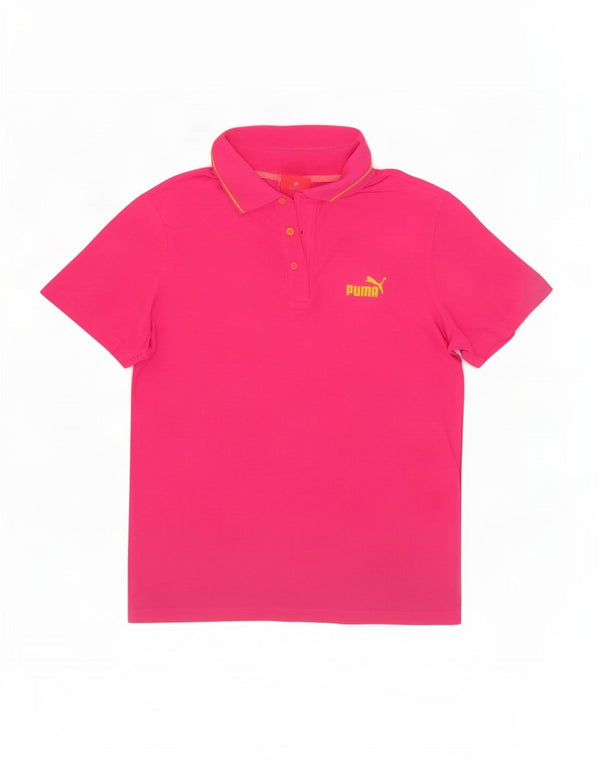Puma Herre Polo Shirt Large Pink