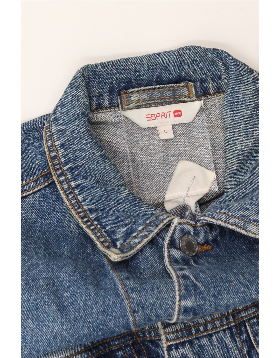 ESPRIT Womens Denim Jacket UK 16 Large Blue Cotton Vintage Esprit and Second-Hand Esprit from Messina Hembry 