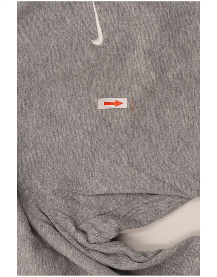 NIKE sportsshorts til kvinder UK 10 Små grå flækkede