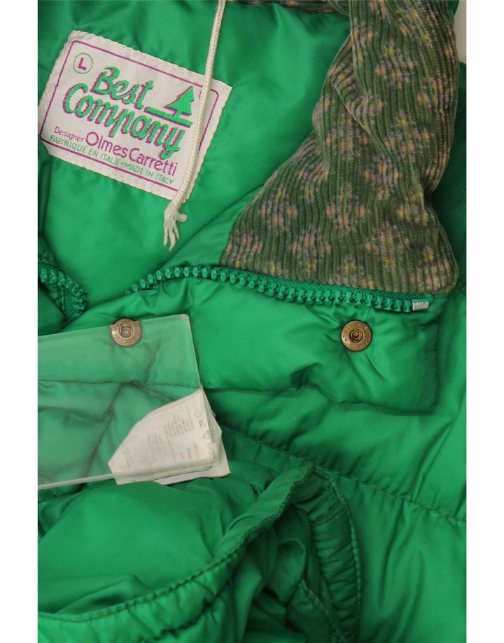 Best Company Herre polstret jakke UK 40 Large Green
