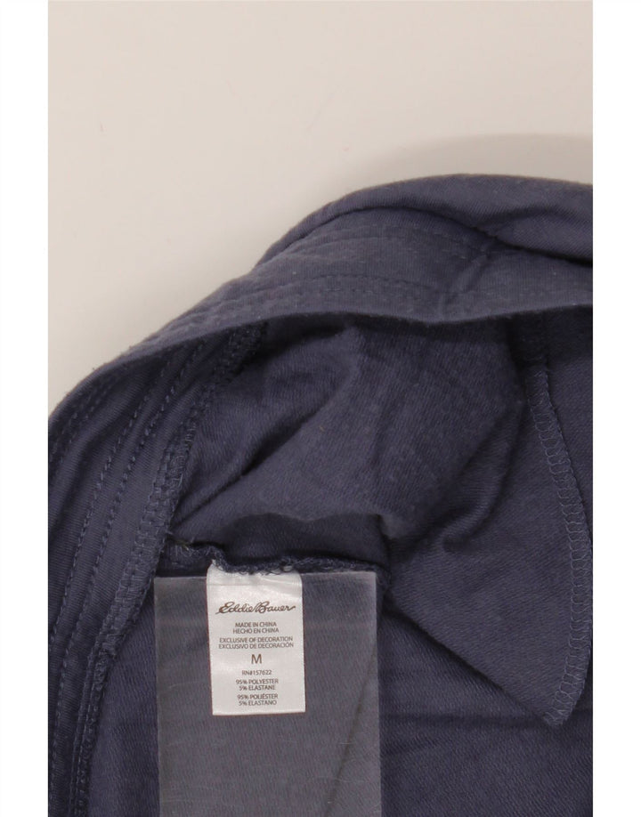 EDDIE BAUER Mens Tracksuit Trousers Joggers Medium  Navy Blue Polyester Vintage Eddie Bauer and Second-Hand Eddie Bauer from Messina Hembry 
