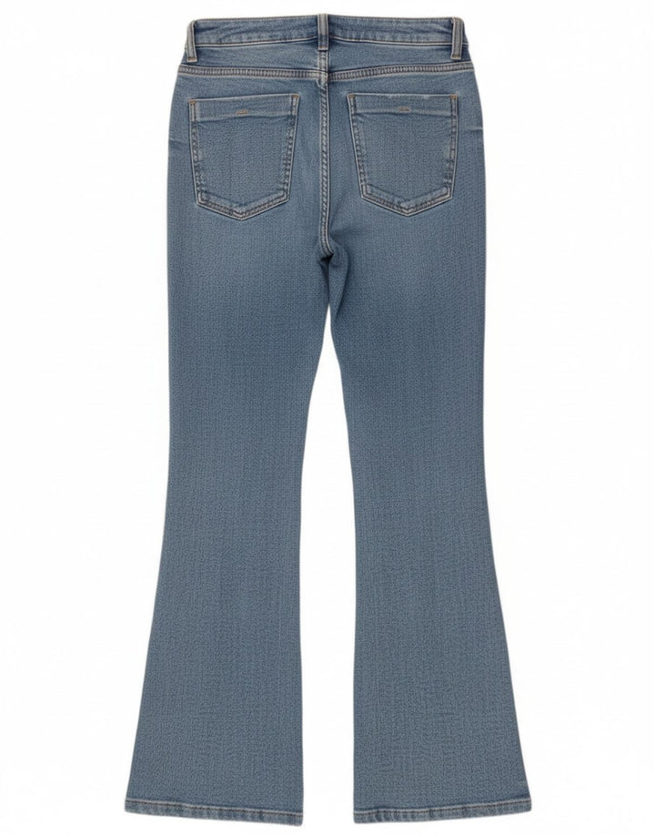 Zara Dame Flared Jeans EU 36 XS W26 L30 Blå