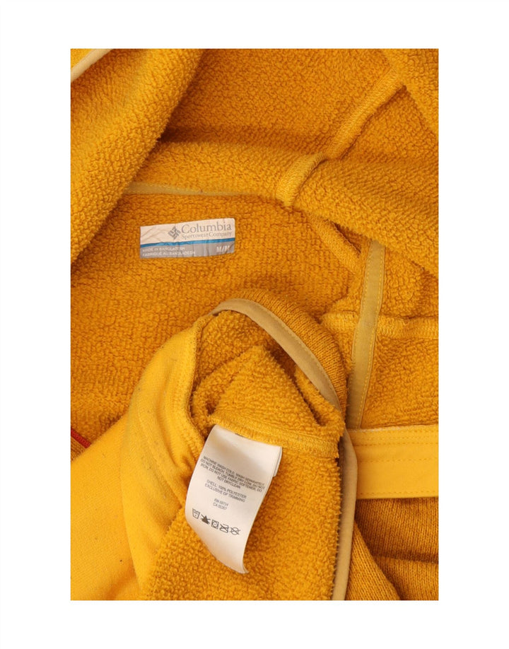 Columbia sweater med hætte til kvinder UK 12 Medium Gul Polyester