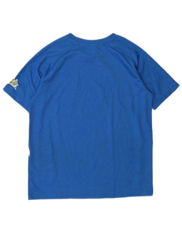 Puma Boys Italia Grafisk T-Shirt Top 11-12 år Blå Colourblock