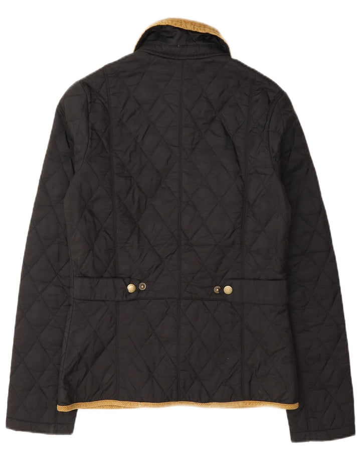 Barbour Quiltet jakke til kvinder UK 6 XS Grå Colourblock Polyamid