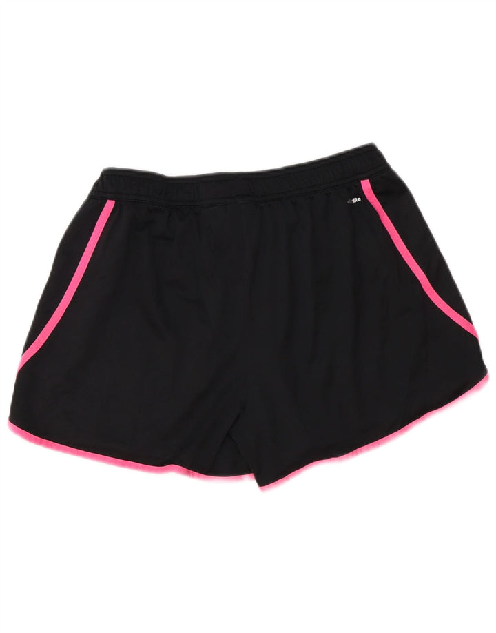ADIDAS Climalite sportsshorts til kvinder UK 16/18, stor sort polyester