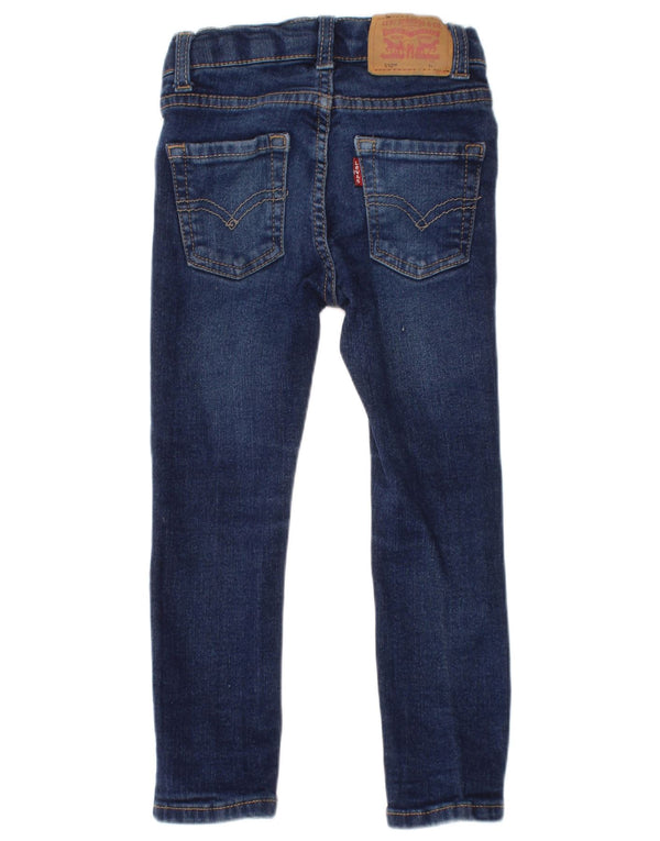 Levi's Boys 510 Skinny Jeans 2-3 år W20 L15 Blå Bomuld