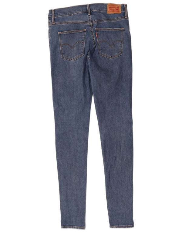 Levi's Dame Slimmimg Super Skinny Jeans W28 L30 Blå Bomuld