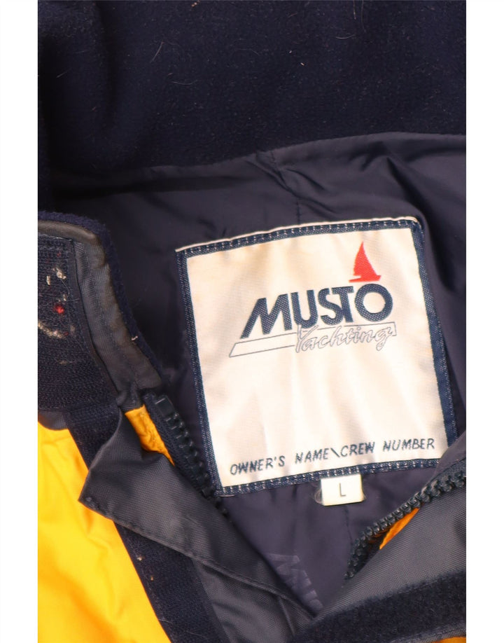 Musto Herre Skijakke UK 40 Stor Gul Colourblock Nylon