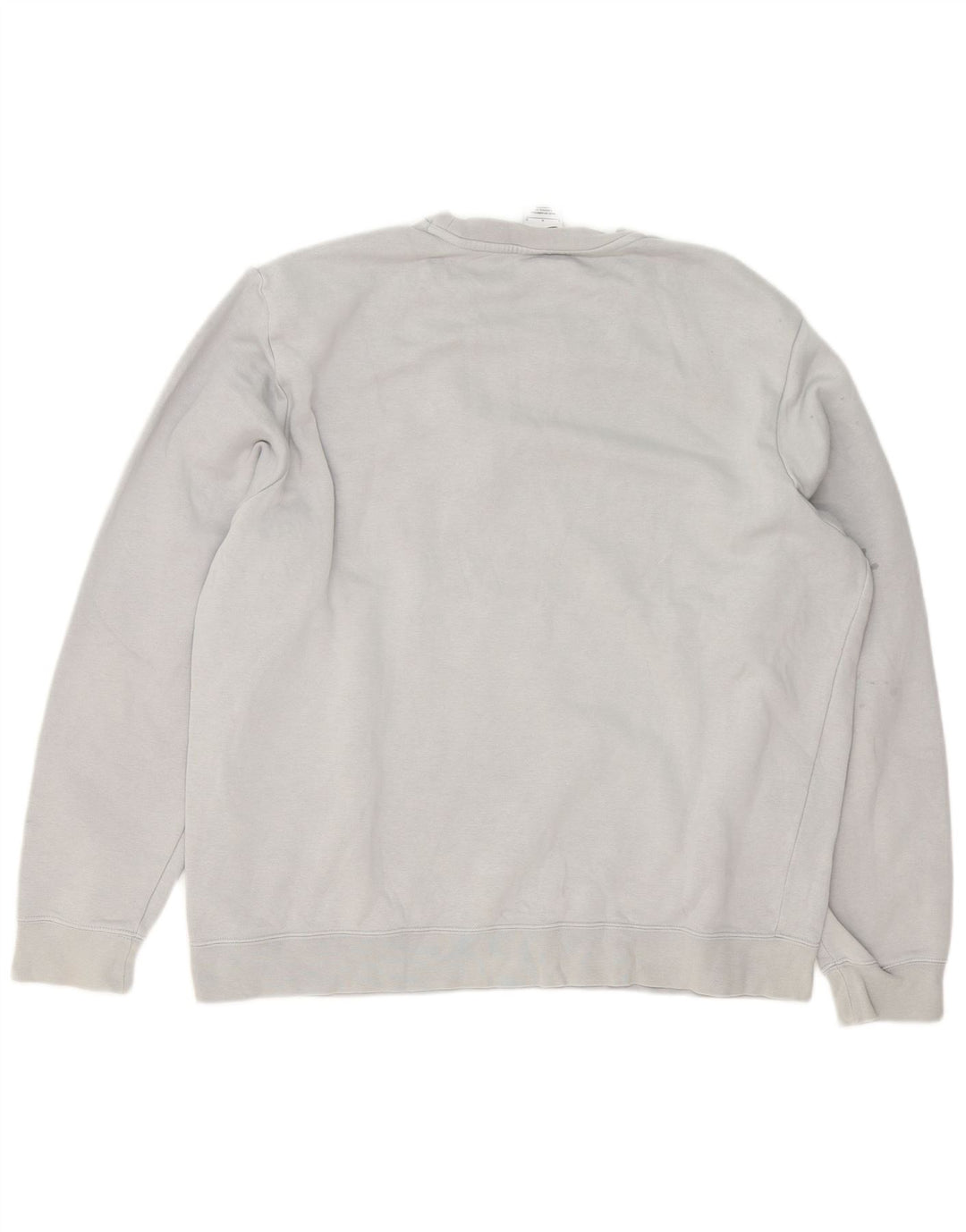 Nike grafisk sweatshirt til mænd, stor grå farveblok bomuld
