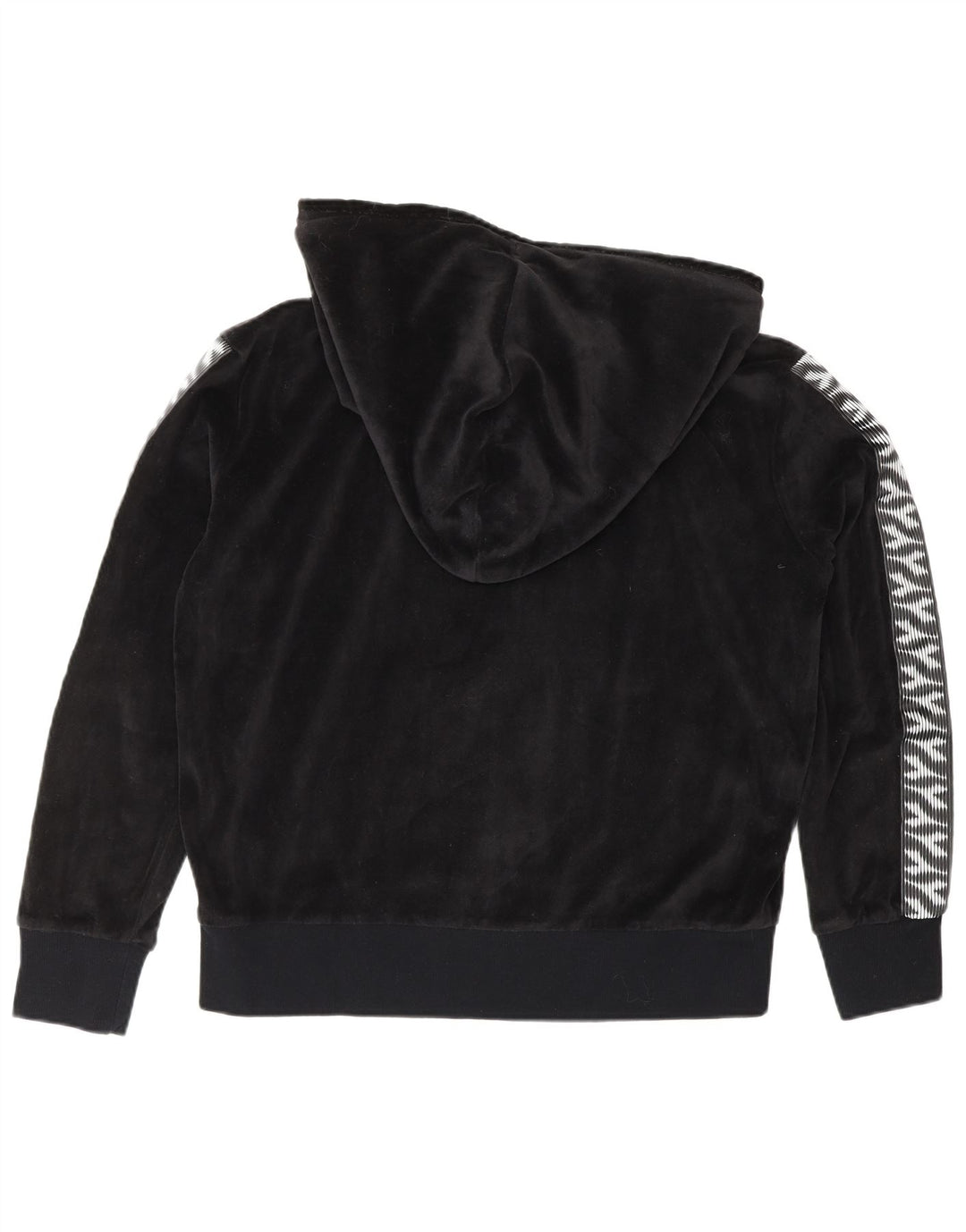 DIADORA Womens Oversized Velour Fuld træningsdragt UK 10 Small Black