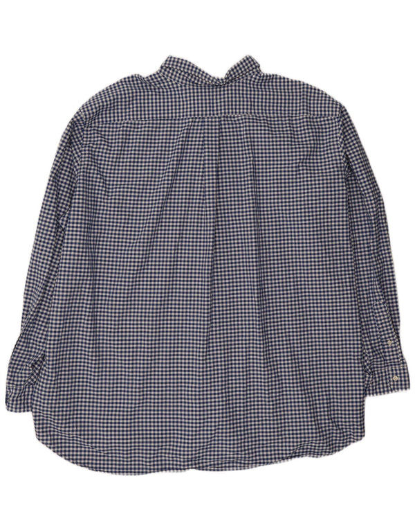 Polo Ralph Lauren Herre Loose Fit skjorte 4XL Blå Gingham Bomuld