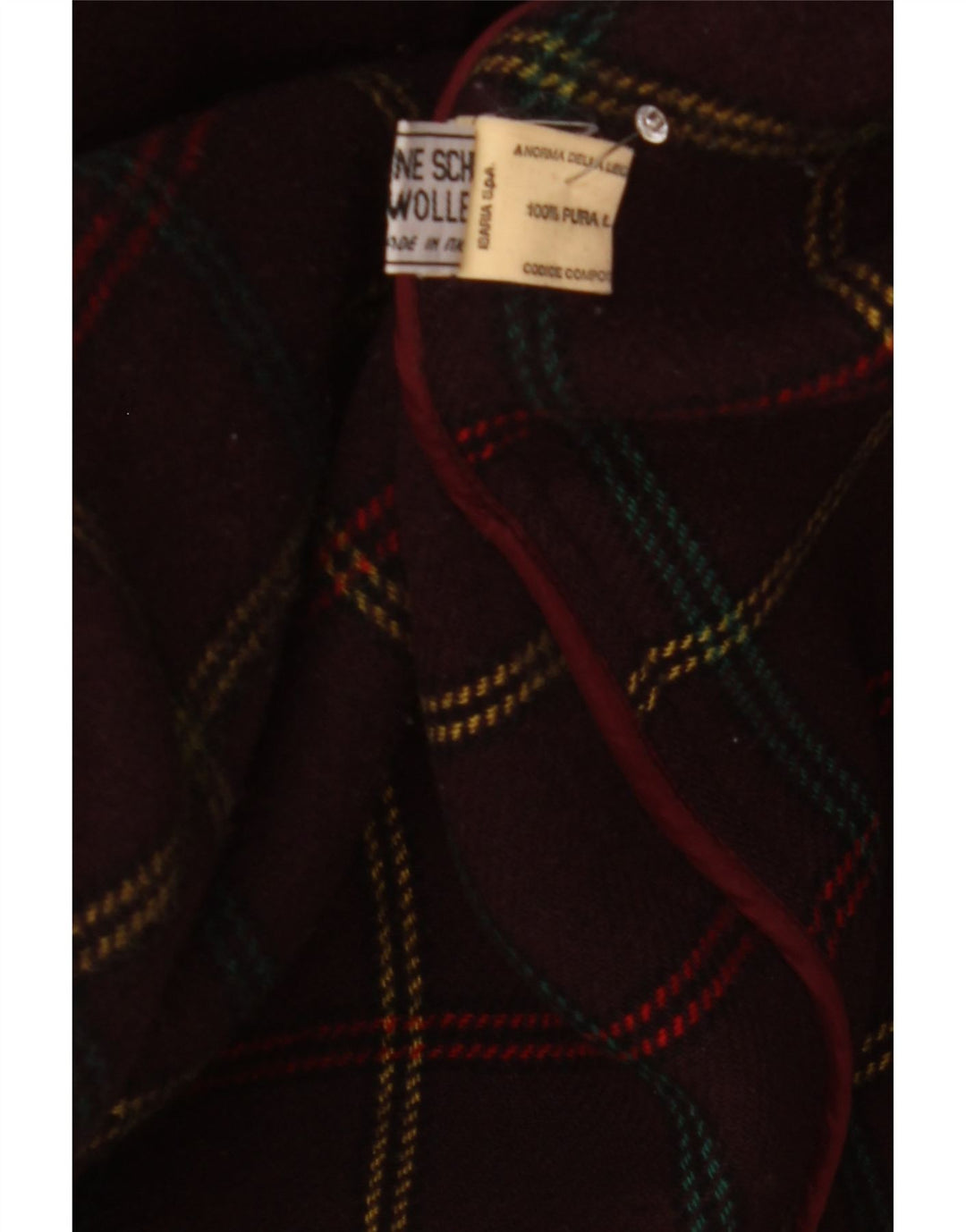 Merlet Herre Hooded Duffel Coat EU 46 Small Burgundy Virgin Wool