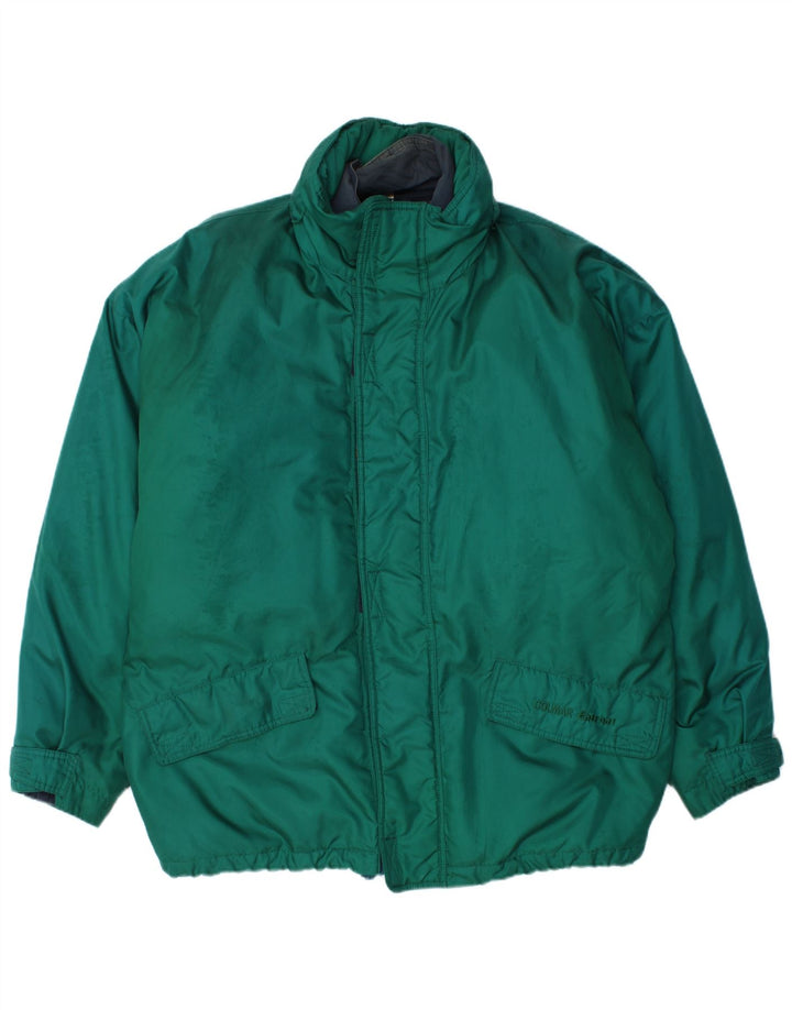 Colmar Herre Hætte Loose Fit Polstret Jakke IT 48 Medium Grøn Polyamid