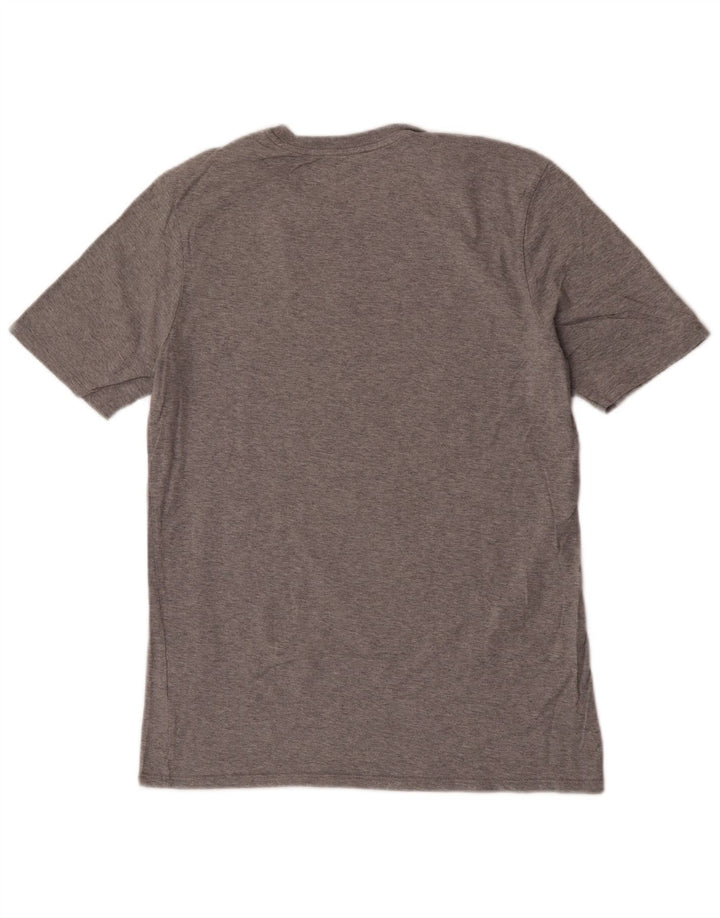Nike Herre Athletic Cut Grafisk T-Shirt Top Medium Grey Bomuld