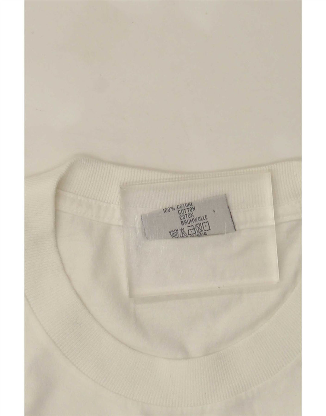 Fila Herre Grafisk T-Shirt Top Medium Hvid