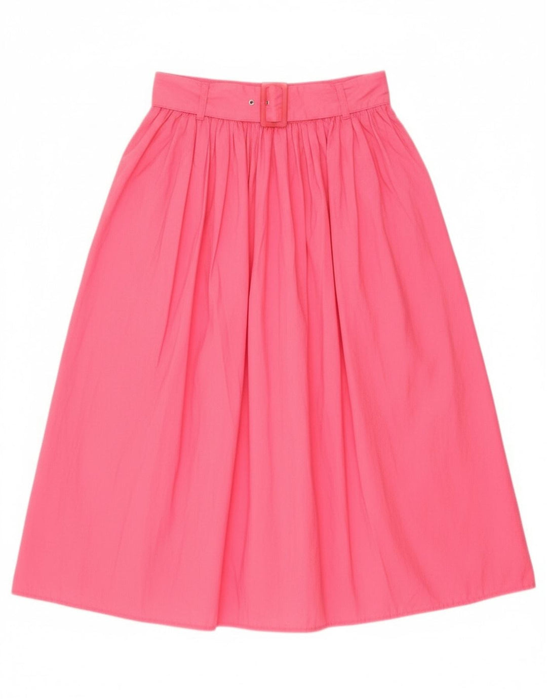 Benetton Dame A-Line Nederdel IT 44 Medium W28 Pink Bomuld