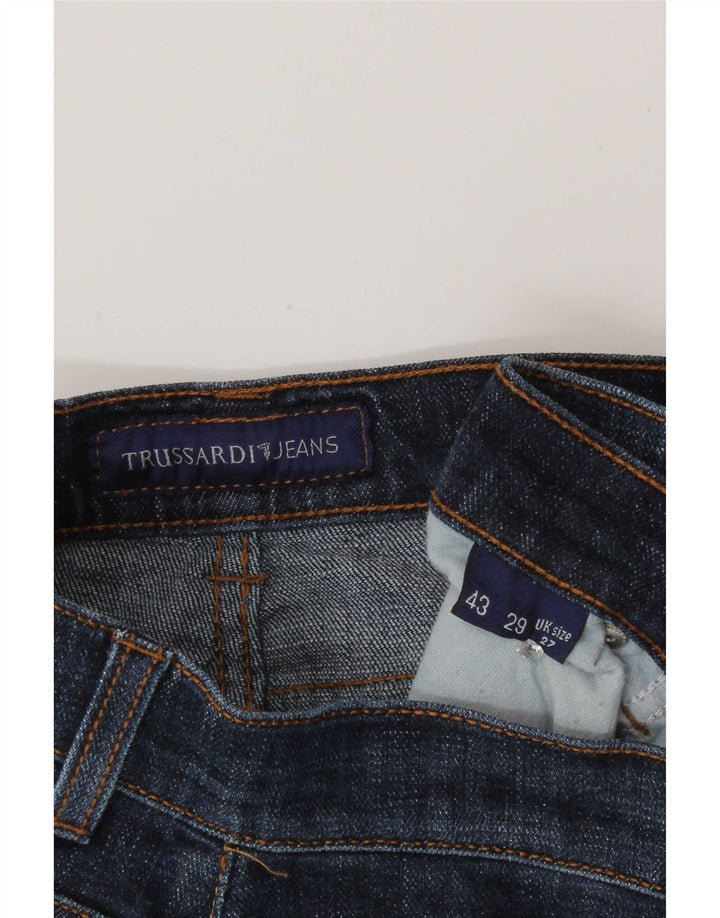 Trussardi Lige Jeans til kvinder W27 L34 Marineblå