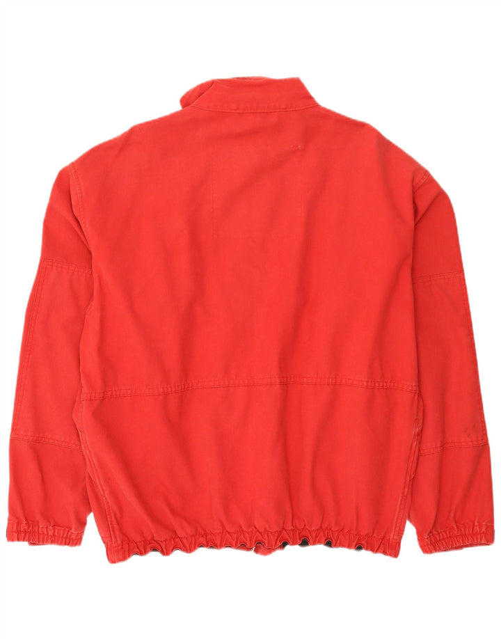 Murphy & Nye Herre Windbreaker Jacket UK 42 XL Rød Bomuld