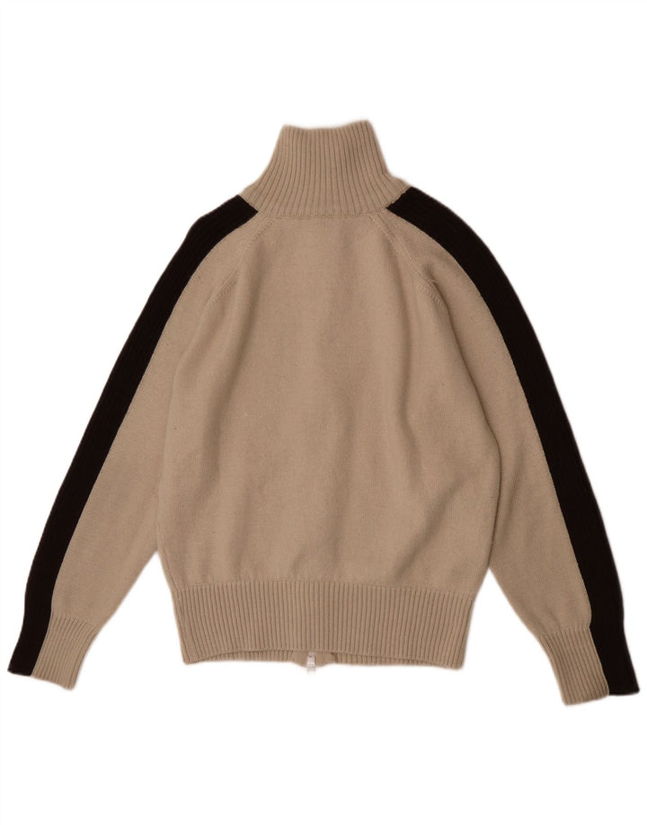 Puma Cardigan Sweater til mænd Stor Beige Colourblock