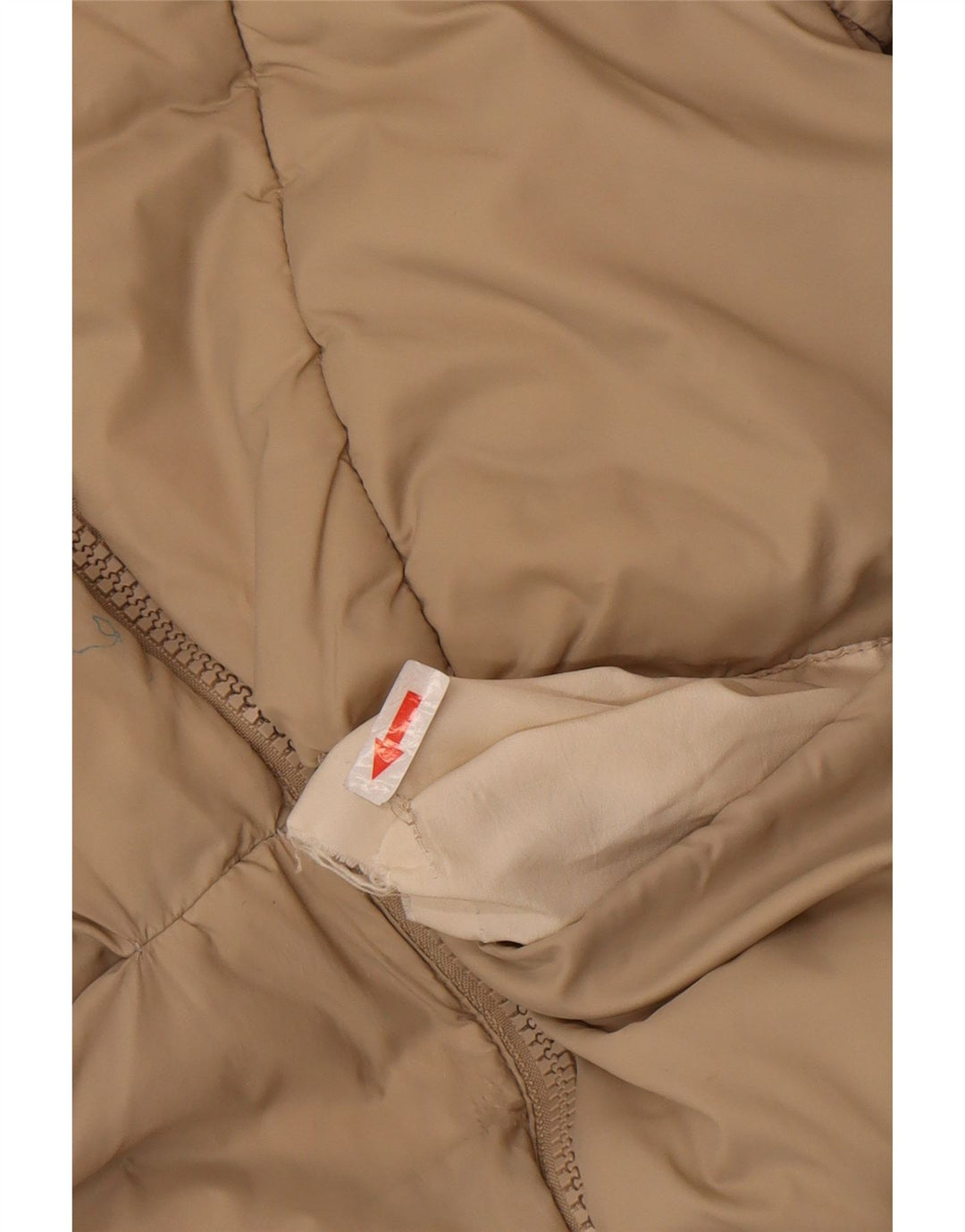 Zara Polstret hættejakke til piger 11-12 år Beige polyester