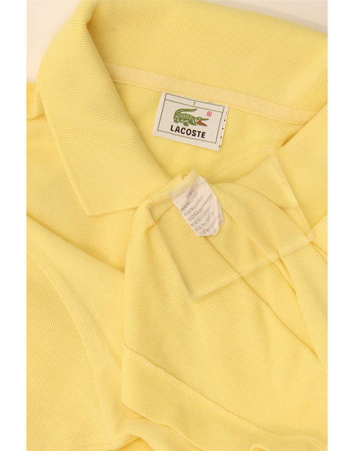 Lacoste Herre Polo Shirt Str. 7 2XL Gul Bomuld