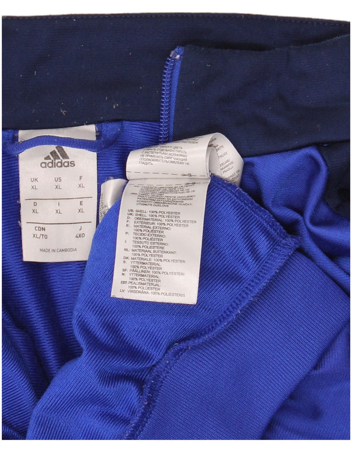 Adidas Træningsdragt til mænd Topjakke XL Blå Colourblock Polyester