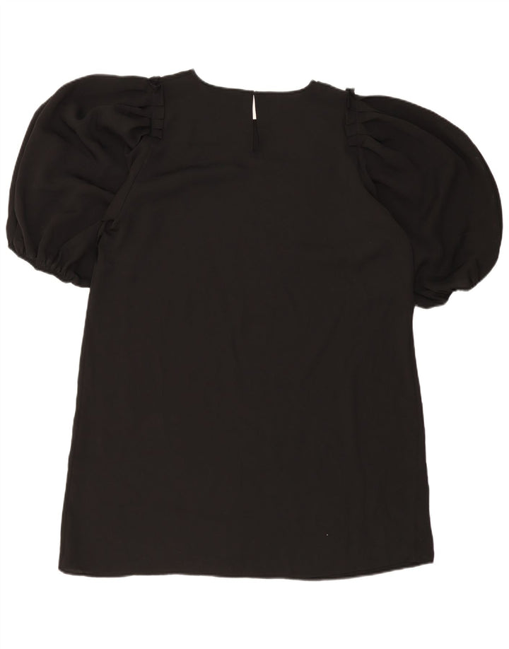 Zara Dame 3/4 ærme Skift Kjole UK 18 XL Sort