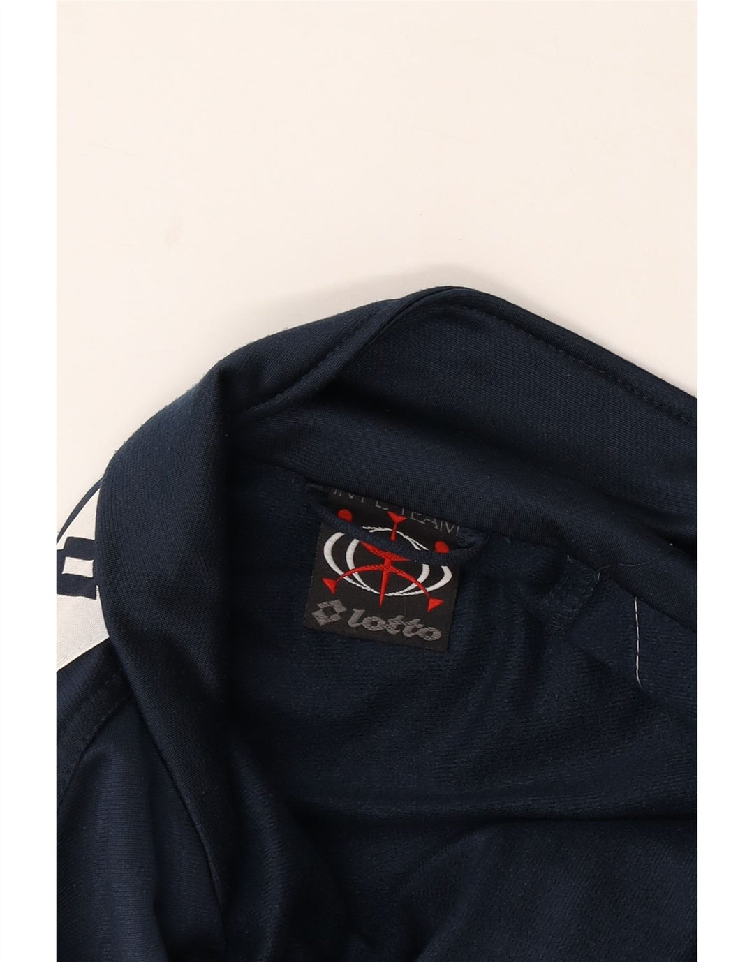 LOTTO Herre grafisk træningsdragt Topjakke XL Marineblå Colourblock