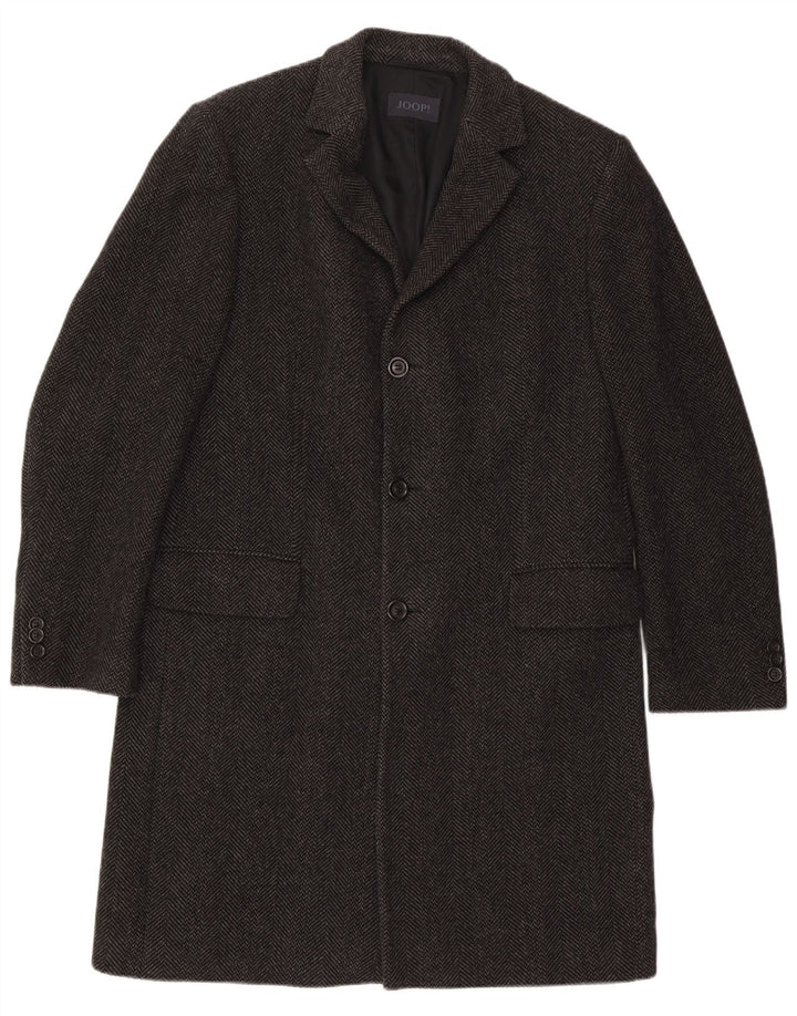 Joop Herre Overfrakke EU 52 XL Sort Sildebensuld