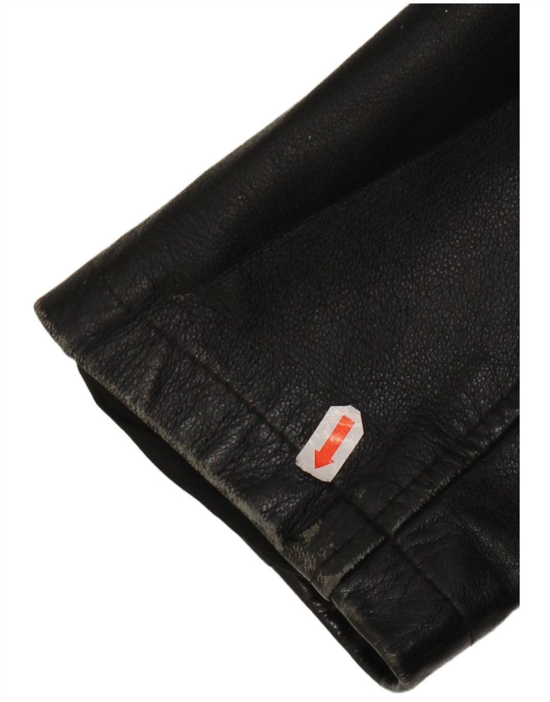 Vintage herre læderjakke IT 50 XL sort læder