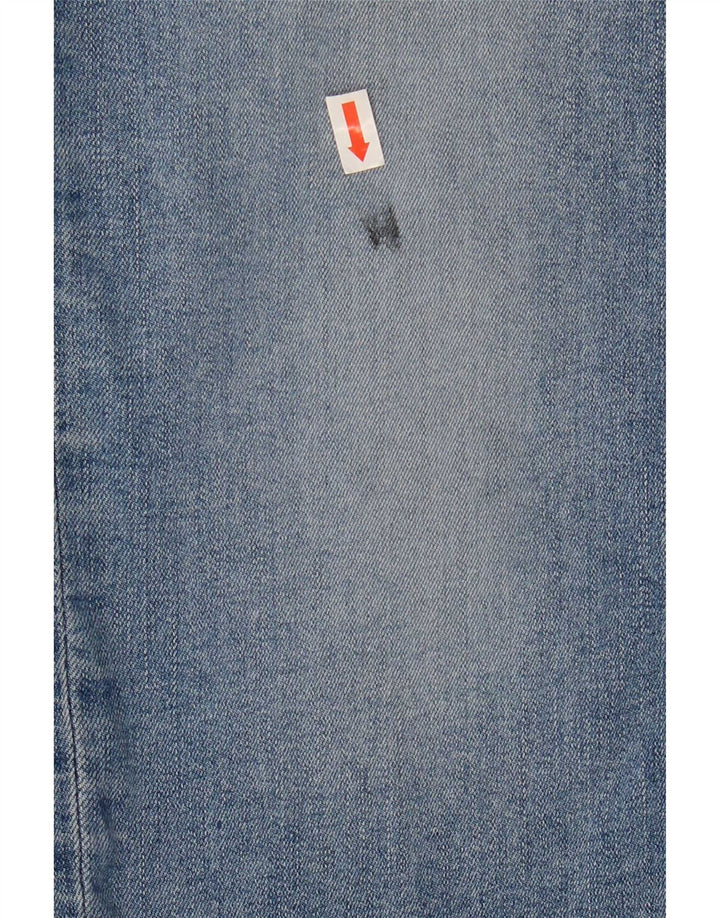 Levi's Dame 712 Crop Slim Jeans W31 L25 Blå Bomuld