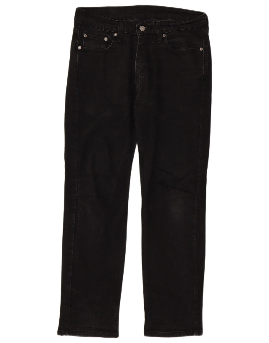 Levi's Herre 514 Straight Jeans W30 L30 Sort Bomuld