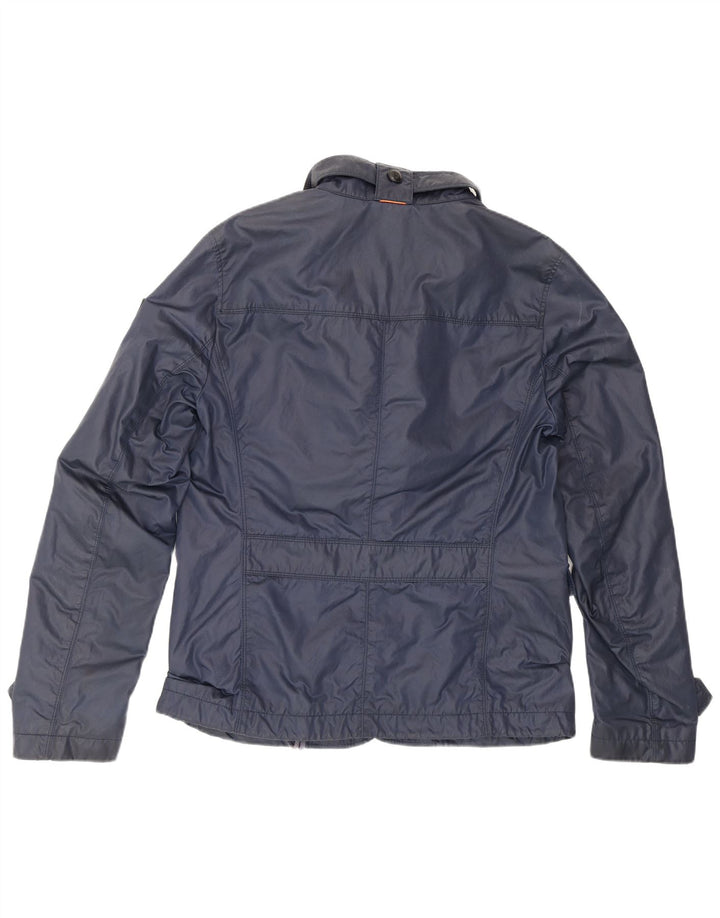 Hugo Boss Herre Utility Jacket EU 50 Large Navy Blue Cotton