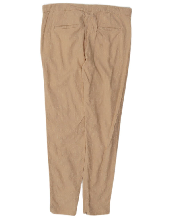 Zara Koniske Chinobukser til kvinder Medium W28 L28 Beige Viscose