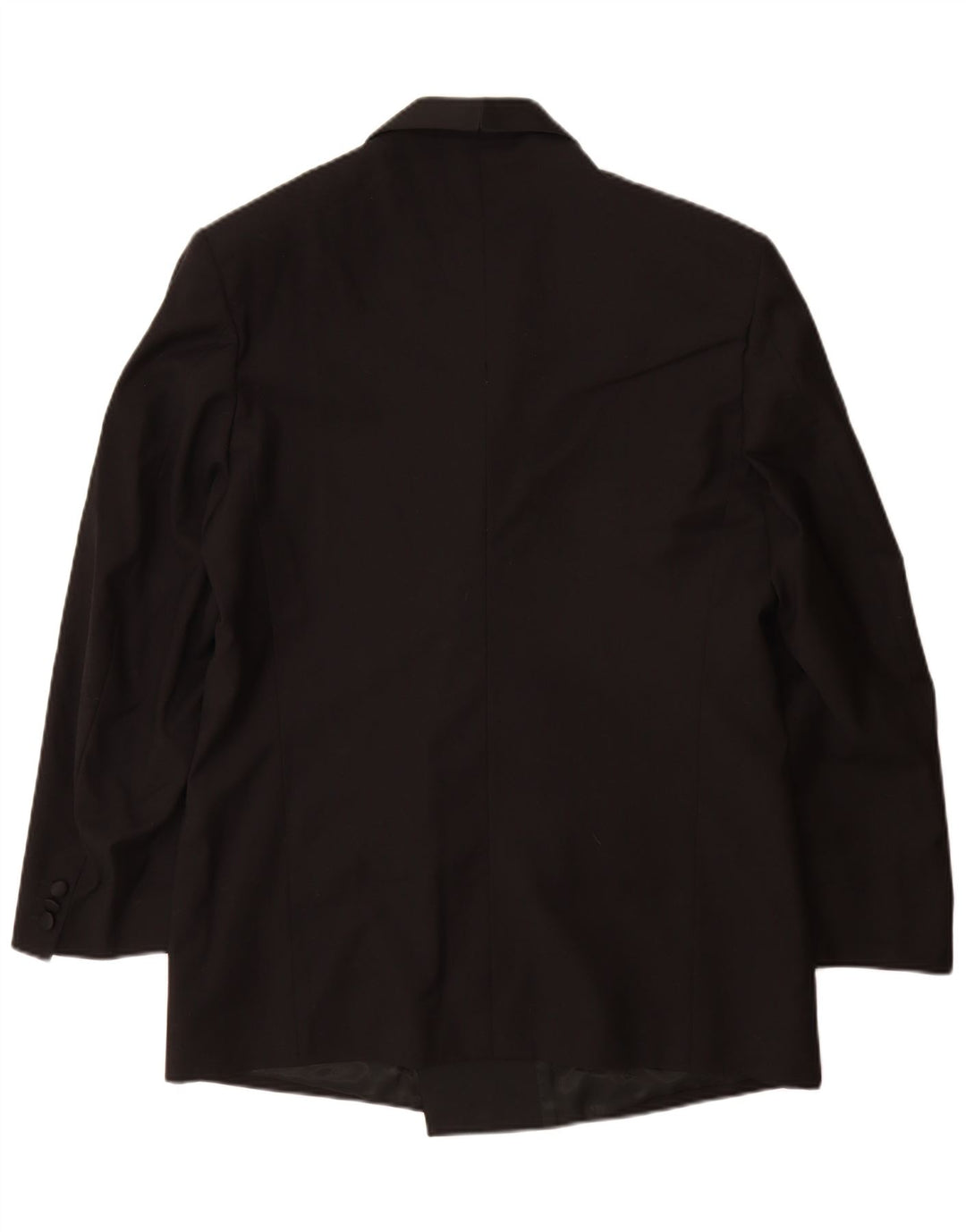 Osvaldo Testa Herre Double Breasted Blazer Jacket UK 40 Large Black