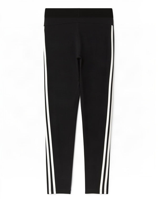 Adidas Womens Leggings UK 8/10 Small Black Cotton Sports