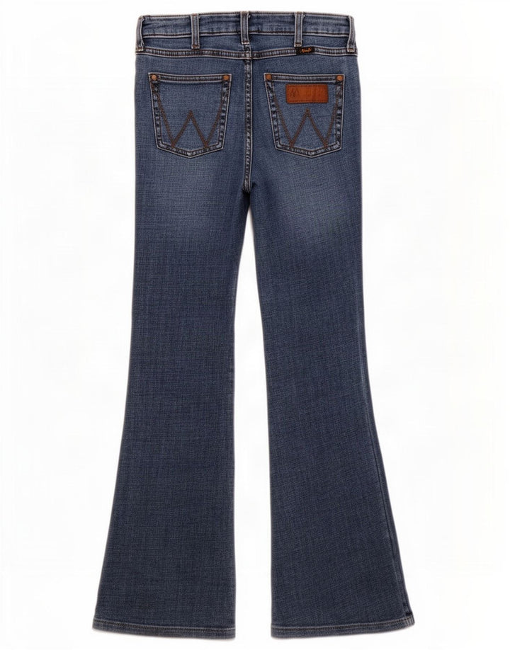 Wrangler Dame Flared Jeans W27 L31 Blå Bomuld
