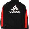 ADIDAS Boys Graphic Tracksuit Top Jacket 15-16 Years Black Colourblock Vintage Adidas and Second-Hand Adidas from Messina Hembry 