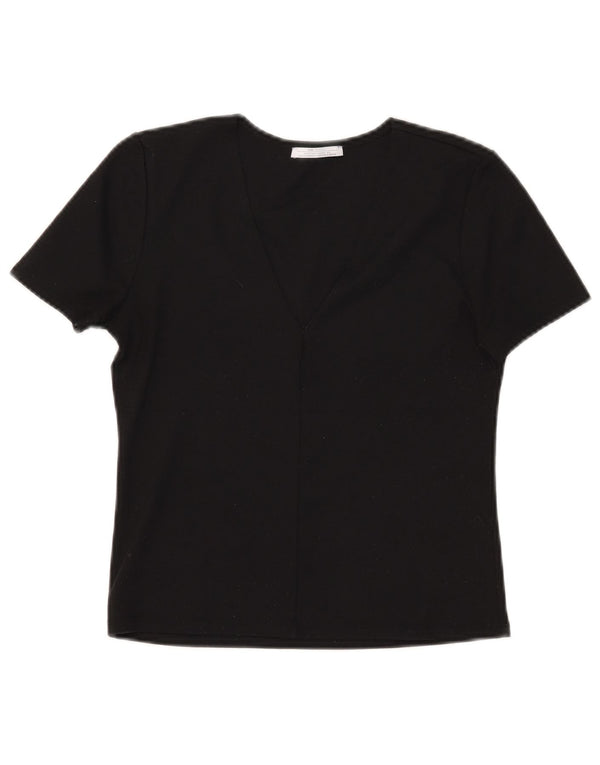 Zara Dame Trafaluc Crop T-Shirt Top UK 14 Medium Sort