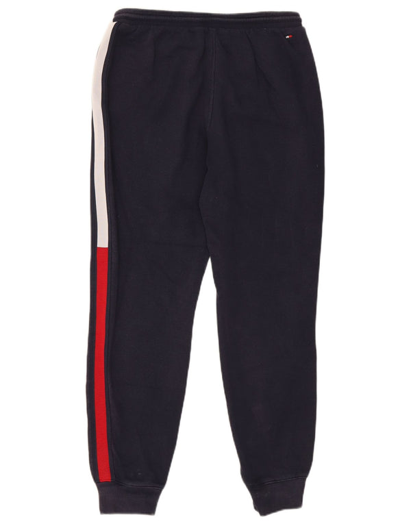 Tommy Hilfiger Mens Tracksuit Trousers Joggers XS Navy Blue Colourblock