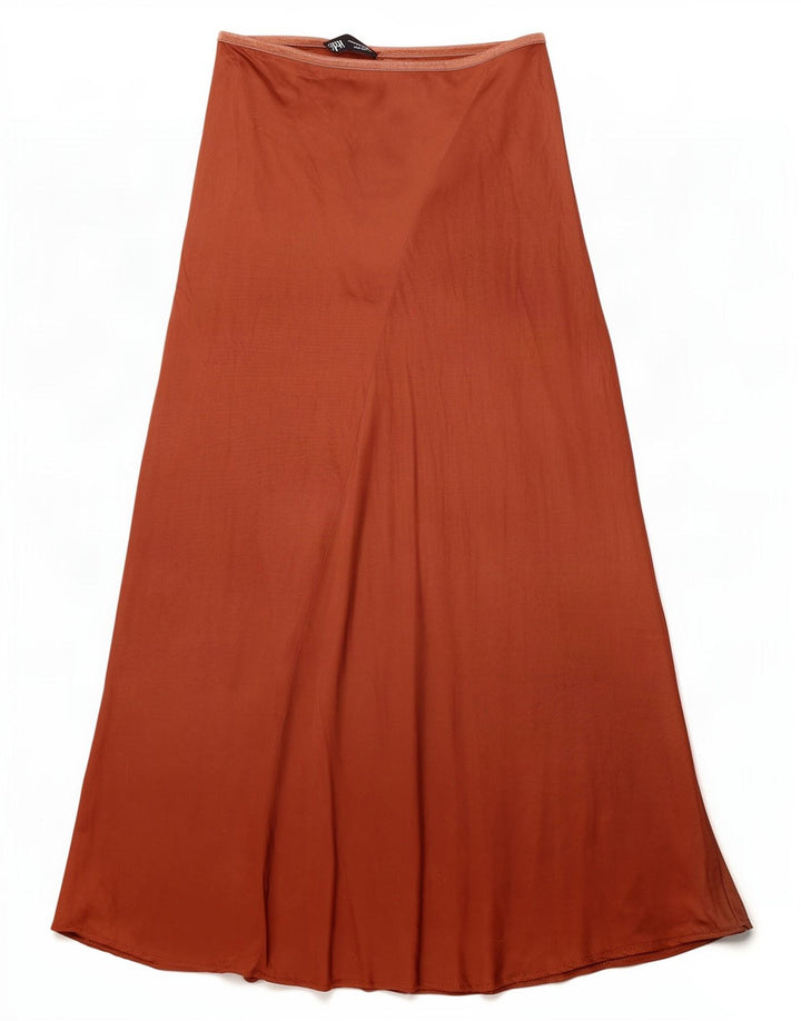 Zara Dame A-Line nederdel Medium W30 Brun