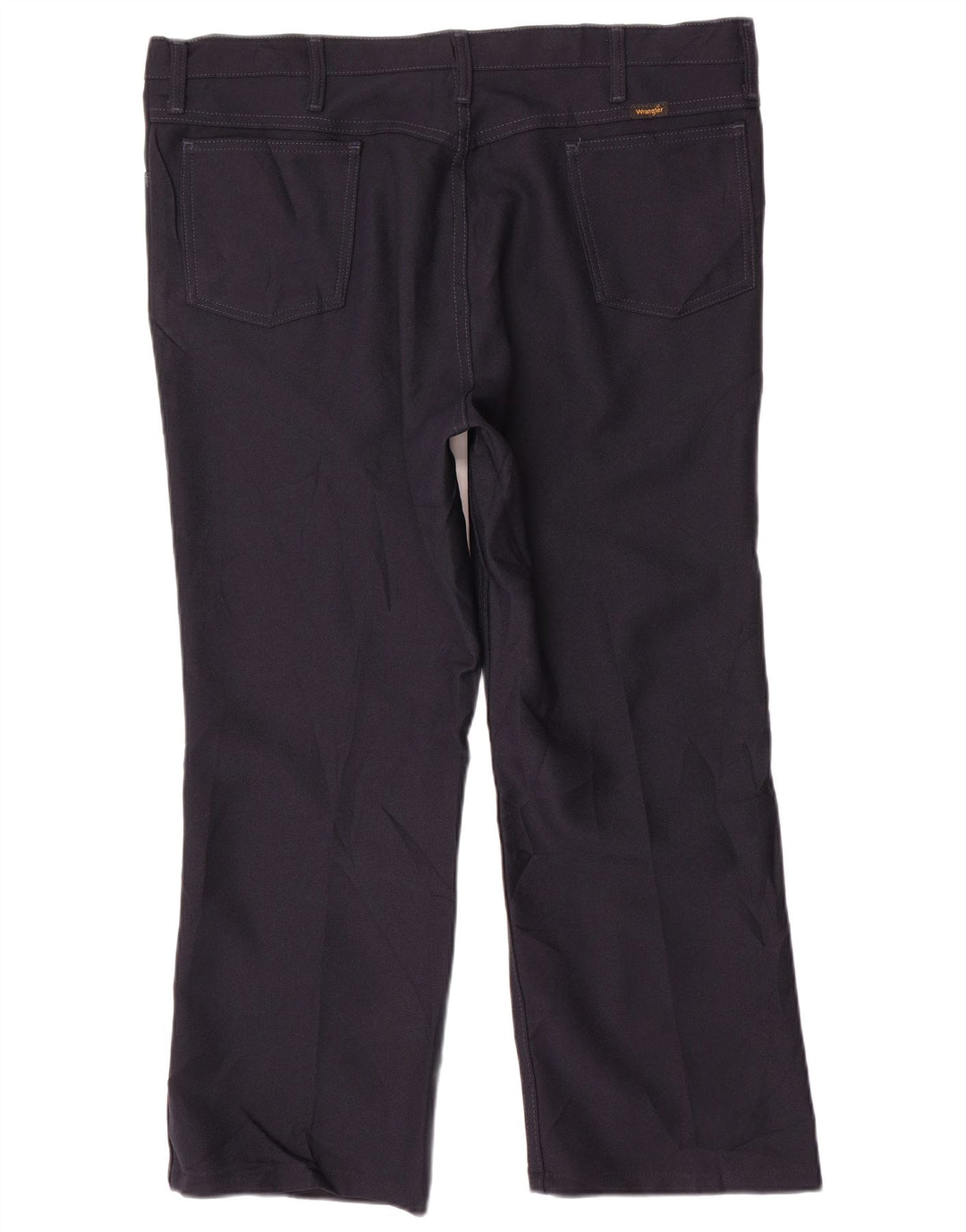 WRANGLER Straight Casual Bukser til mænd W40 L27 Marineblå polyester