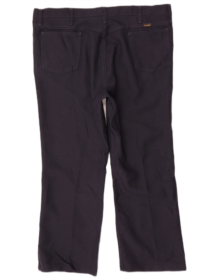 WRANGLER Straight Casual Bukser til mænd W40 L27 Marineblå polyester
