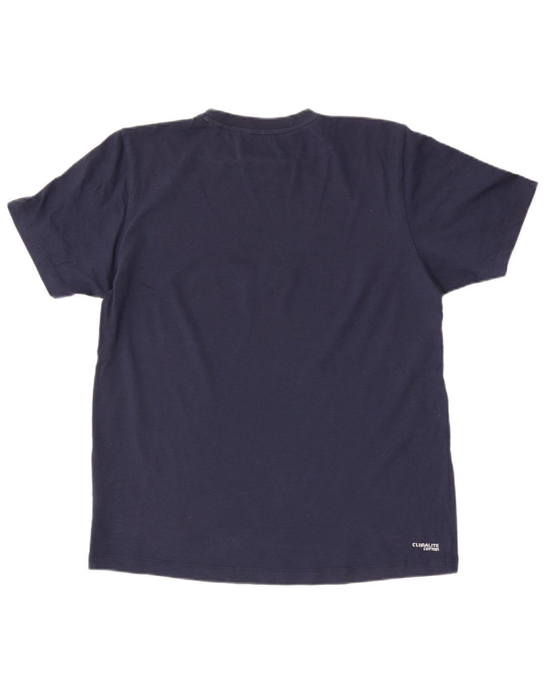 Adidas Herre grafisk T-shirt Top Medium Marineblå Bomuld