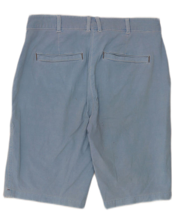 White Stuff Chino Shorts til kvinder UK 10 Small W30 Blue Cotton